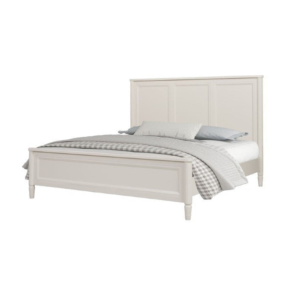 Alta 5pc Queen Bedroom Set | Nightstand Chest Dresser Mirror | White