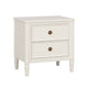Alta 5pc Queen Bedroom Set | Nightstand Chest Dresser Mirror | White
