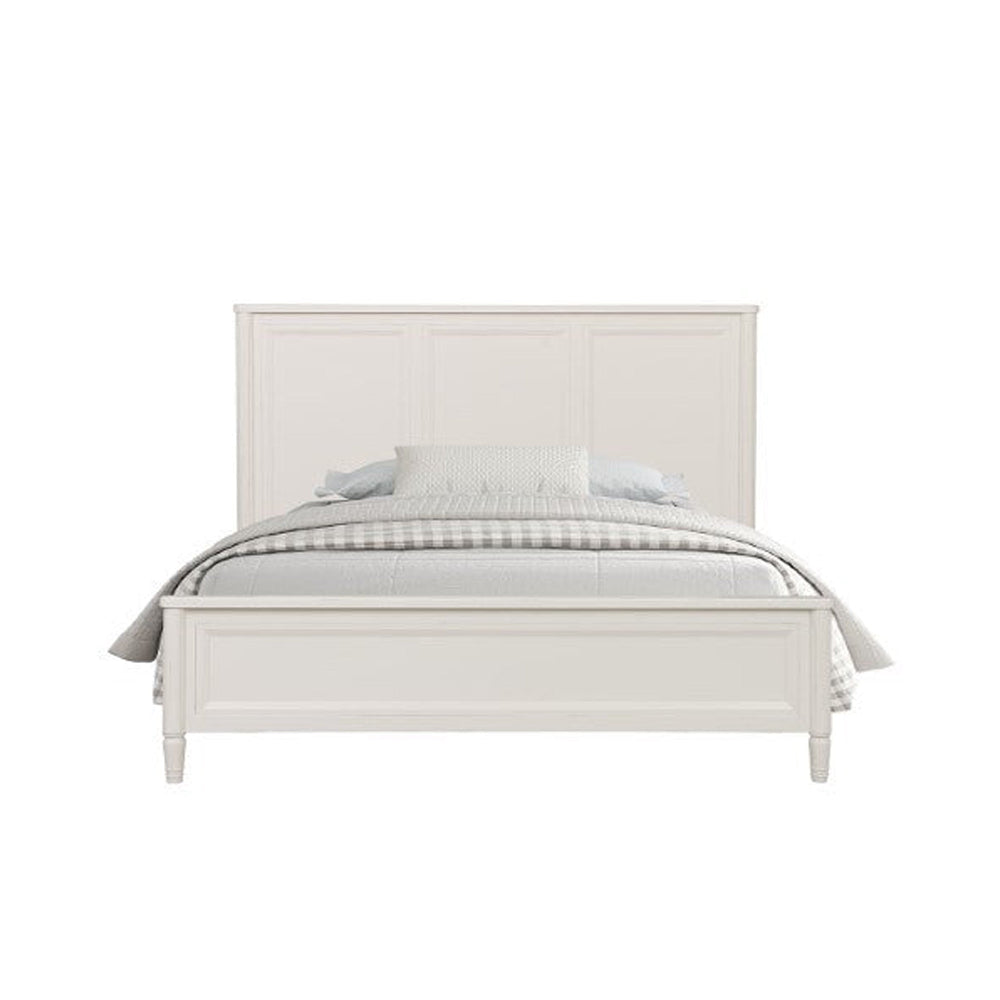 Alta 5pc Queen Bedroom Set | Nightstand Chest Dresser Mirror | White