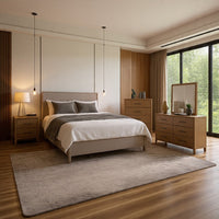 Light White Wash Oak Brown, Pewter