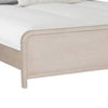 Giva King Bed | Rounded Edges | Natural Oak Beige Solid Rubberwood