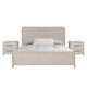 Giva 4pc Queen Bedroom Set | Nightstand Dresser | Natural Oak Beige