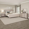 Giva 5pc Queen Bedroom Set | 2 Nightstands | Mirror Natural Oak Beige