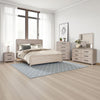 Giva 5pc Queen Bedroom Set | Nightstand | Chest | Natural Oak Beige