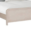 Giva Queen Bed | Rounded Edges | Natural Oak Beige | Solid Rubberwood