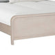Giva Queen Bed | Rounded Edges | Natural Oak Beige | Solid Rubberwood