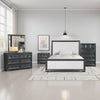 Kizie 5pc Queen Bedroom Set | Dresser Chest | Nightstand | Black White