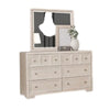 Kizie 5pc Queen Bedroom Set with 2 XL Nightstands | Tawny Brown | Gray BM333616