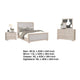 Kizie 5pc Queen Bedroom Set with 2 Nightstands | Tawny Brown | Gray