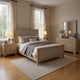 Kizie 5pc Queen Bedroom Set with 2 Nightstands | Tawny Brown | Gray