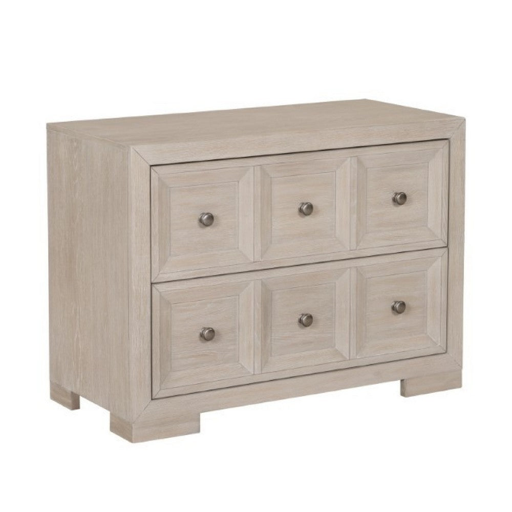 Kizie 5pc Queen Bedroom Set | Tall Chest | Nightstand Tawny Brown Gray