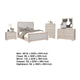 Kizie 5pc Queen Bedroom Set | Chest | XL Nightstand | Tawny Brown Gray BM333619