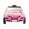 Randy SUV Twin Bed with Lights and Sound Effects | Pink Faux Leather