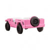 Randy SUV Twin Bed with Lights and Sound Effects | Pink Faux Leather