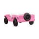Randy SUV Twin Bed with Lights and Sound Effects | Pink Faux Leather