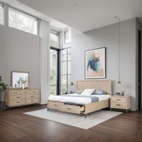Light Oak Brown, Gold