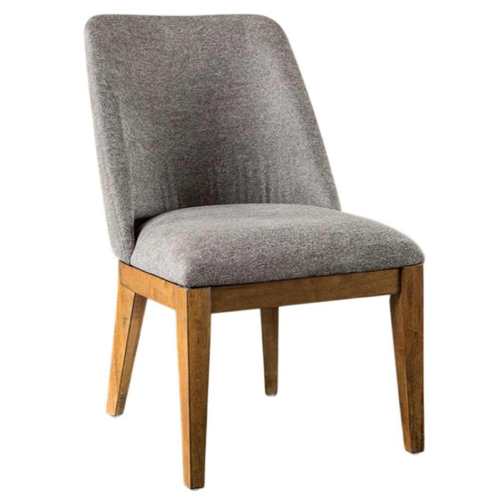 Ramie 7pc Dining Table Set | 84-102’’ Expandable Leaf | 6 Gray Chairs