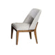 Ramie 9pc Dining Table Set | 84-102" Expandable Leaf | 8 White Chair