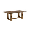 Ramie Dining Table | Chestnut Brown Wood | 84-102" Expandable Leaf