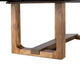 Ramie Dining Table | Chestnut Brown Wood | 84-102" Expandable Leaf