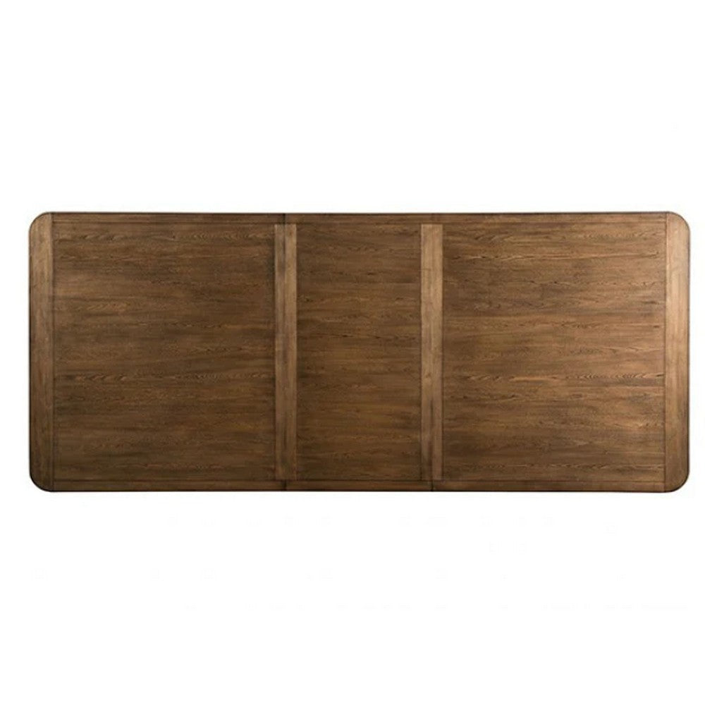 Ramie Dining Table | Chestnut Brown Wood | 84-102’’ Expandable Leaf BM333647