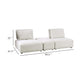 Stavan Modular 2 Seat Sofa | Ottoman | Light Gray | Adjustable Back BM333650