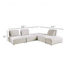 Stavan Modular L Sectional Sofa | Light Gray Boucle | Adjustable Back BM333651