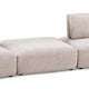 Stavan Modular 2 Seat Sofa | Square Ottoman Light Brown Boucle 114’’ BM333663