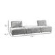Stavan Modular 2 Seat Sofa | Square Ottoman Light Brown Boucle 114’’ BM333663
