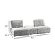 Stavan Modular Curved 2 Seater Sofa | Light Brown Adjustable Backs BM333665