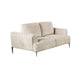 Batty Sofa and Loveseat Set | Light Brown Chenille | Adjustable Back BM333692
