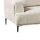 Batty L Shaped Sectional Chaise Sofa | Light Brown Chenille Adjustable BM333694