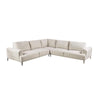 Batty L Shape Sectional Sofa | 114’’ Light Brown Chenille Adjustable BM333695