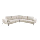 Batty L Shape Sectional Sofa | 114’’ Light Brown Chenille Adjustable BM333695