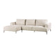 Batty L Sectional Chaise Sofa | Brown Chenille 113’’ | Adjustable BM333696