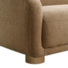 Oliver 2pc Sofa and Loveseat Set | Round Sloped Arms | Brown Boucle