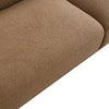 Oliver 2pc Sofa and Loveseat Set | Round Sloped Arms | Brown Boucle