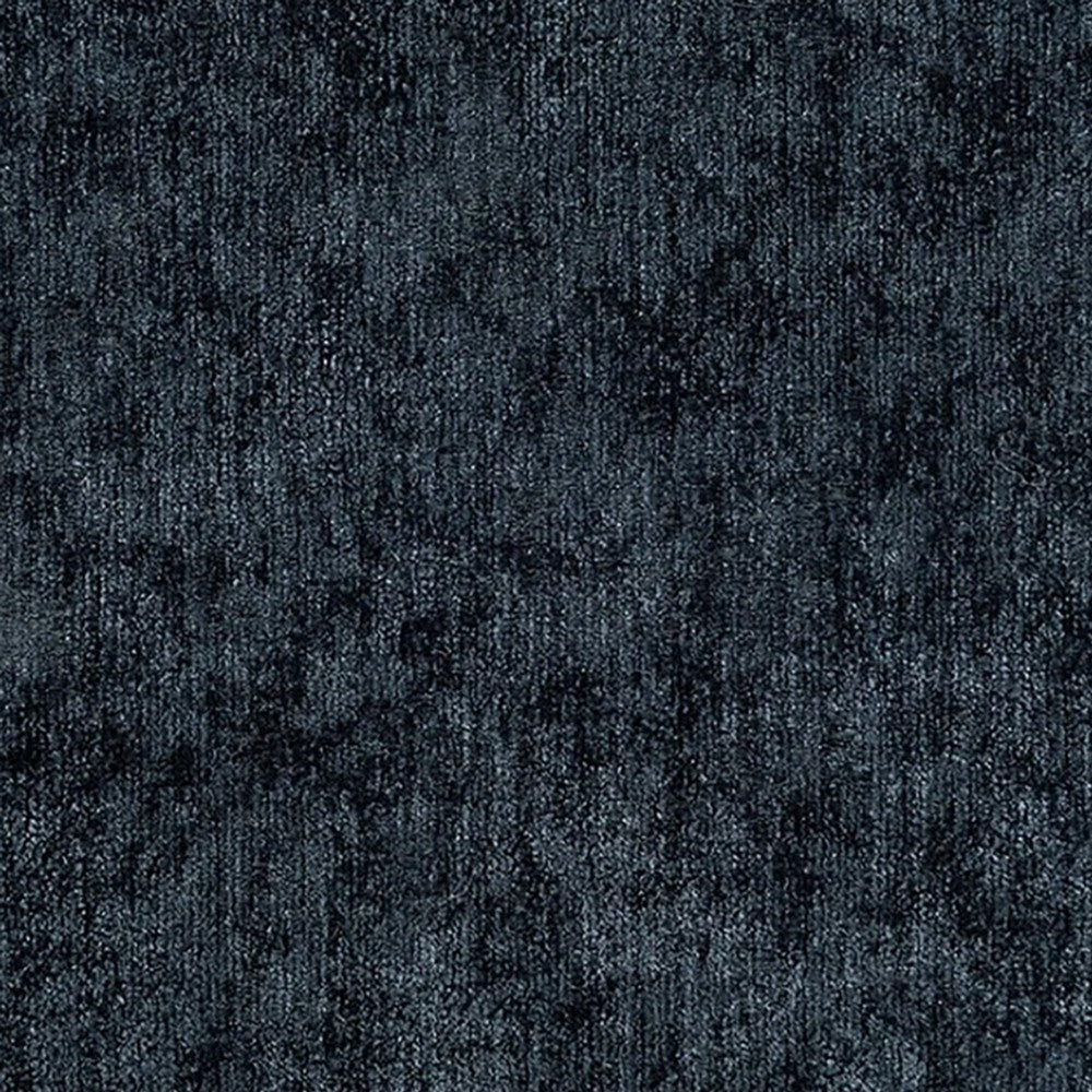 Oliver 2pc Sofa and Loveseat Set | Round Sloped Arms | Black Chenille BM333700