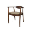 Niva Dining Side Chair Set of 2 | Modern Armchairs | Brown Rubberwood BM333703