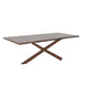 Vyva Dining Table | Triple Cut Live Edge | Walnut Brown Wood | 71"