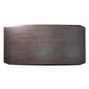 Rumy Dining Table | Diamond Profile Edges | Brown Solid Wood | 83"