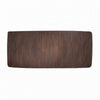 Viki 82-102’’ Dining Table | Curved Legs Extendable Brown Solid Wood BM333711