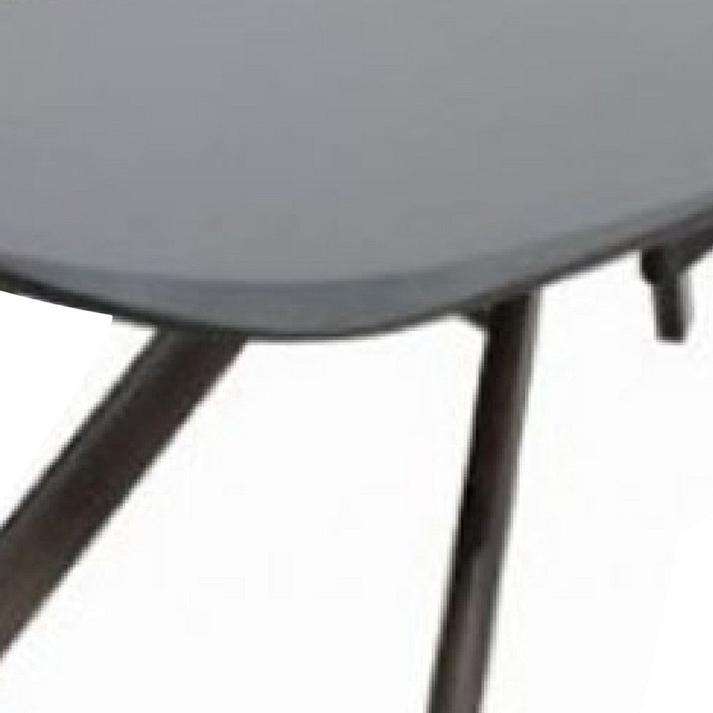 Ziva Dining Table | 3D Cut Edge | Black Solid Wood 83’’ Rectangular BM333713
