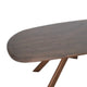 Ziva Dining Table | 3D Edges | Brown Full Solid Wood 83" Rectangular