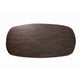 Ziva Dining Table | 3D Edges | Brown Full Solid Wood 83" Rectangular