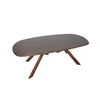Ziva Dining Table | 3D Edges | Brown Full Solid Wood 83" Rectangular