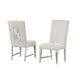 Diaz Dining Side Chair Set of 2 | Tapered Legs Light Gray Poplar Wood
