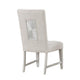 Diaz Dining Side Chair Set of 2 | Tapered Legs Light Gray Poplar Wood BM333715