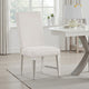 Diaz Dining Side Chair Set of 2 | Tapered Legs Light Gray Poplar Wood