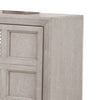 Diaz Sideboard Buffet Console | 3 Doors | Sunburst Pattern Light Gray BM333716